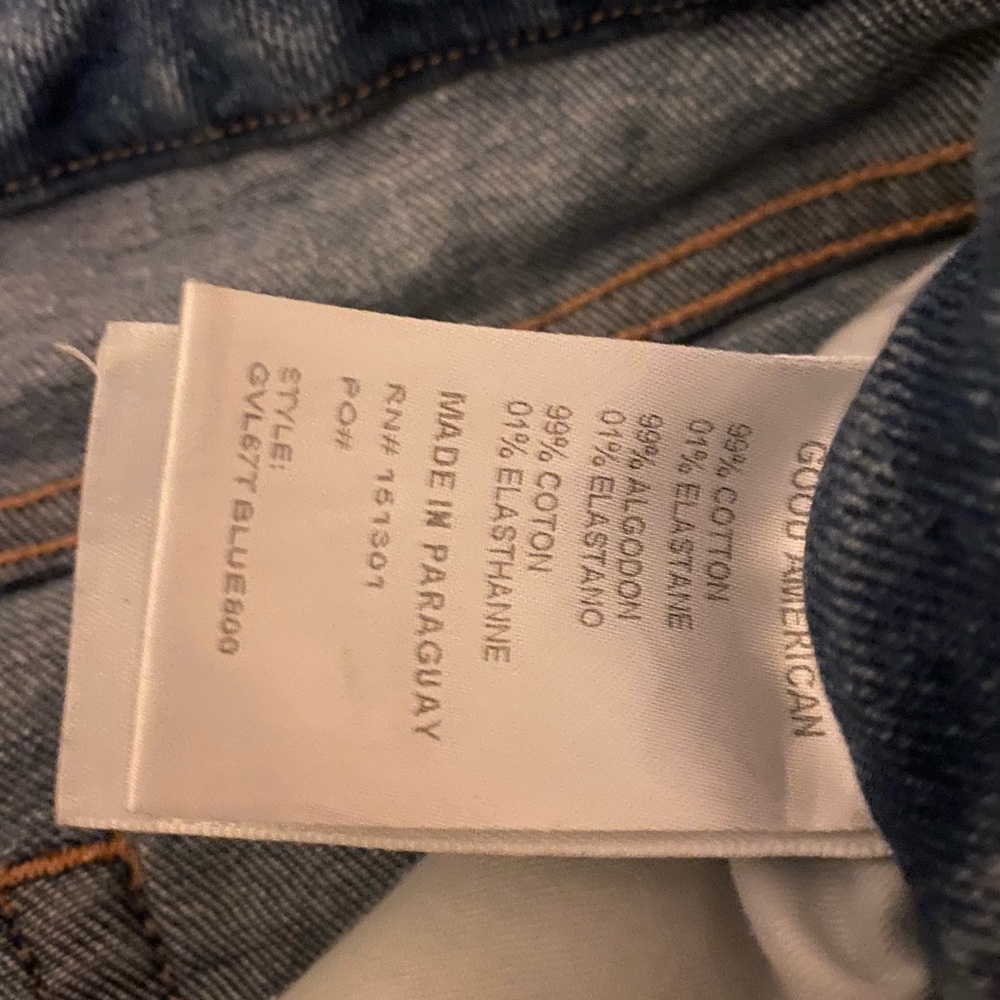 GOOD AMERICAN RIPPED JEANS - Picture 4 of 4